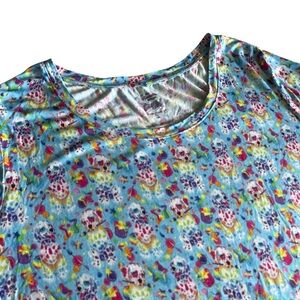 Posh Peanut x Lisa Frank “Spotty Dotty” Long Sleeve Top – Size 2XL – Rare Collab
